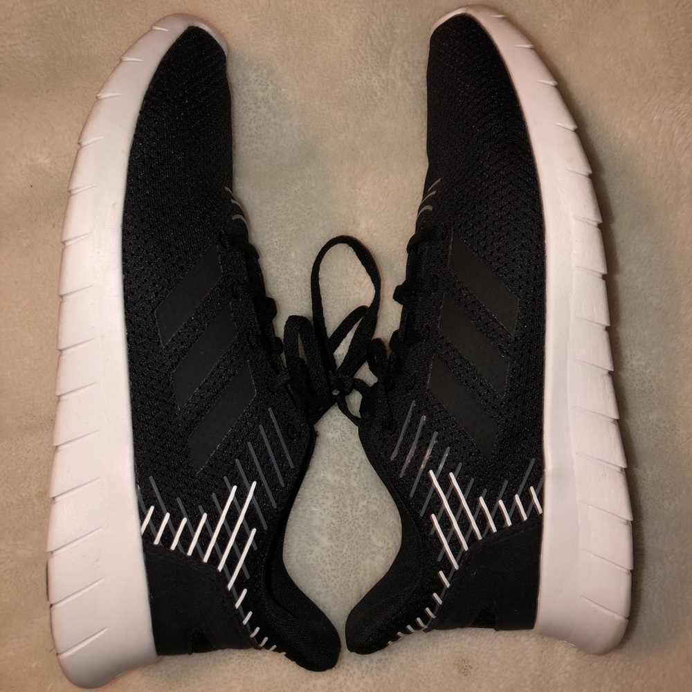 black Adidas shoes